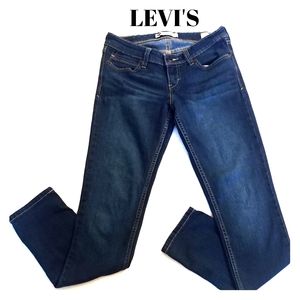 WOMEN'S LEVI'S DARKWASHED SKINNY JEAN